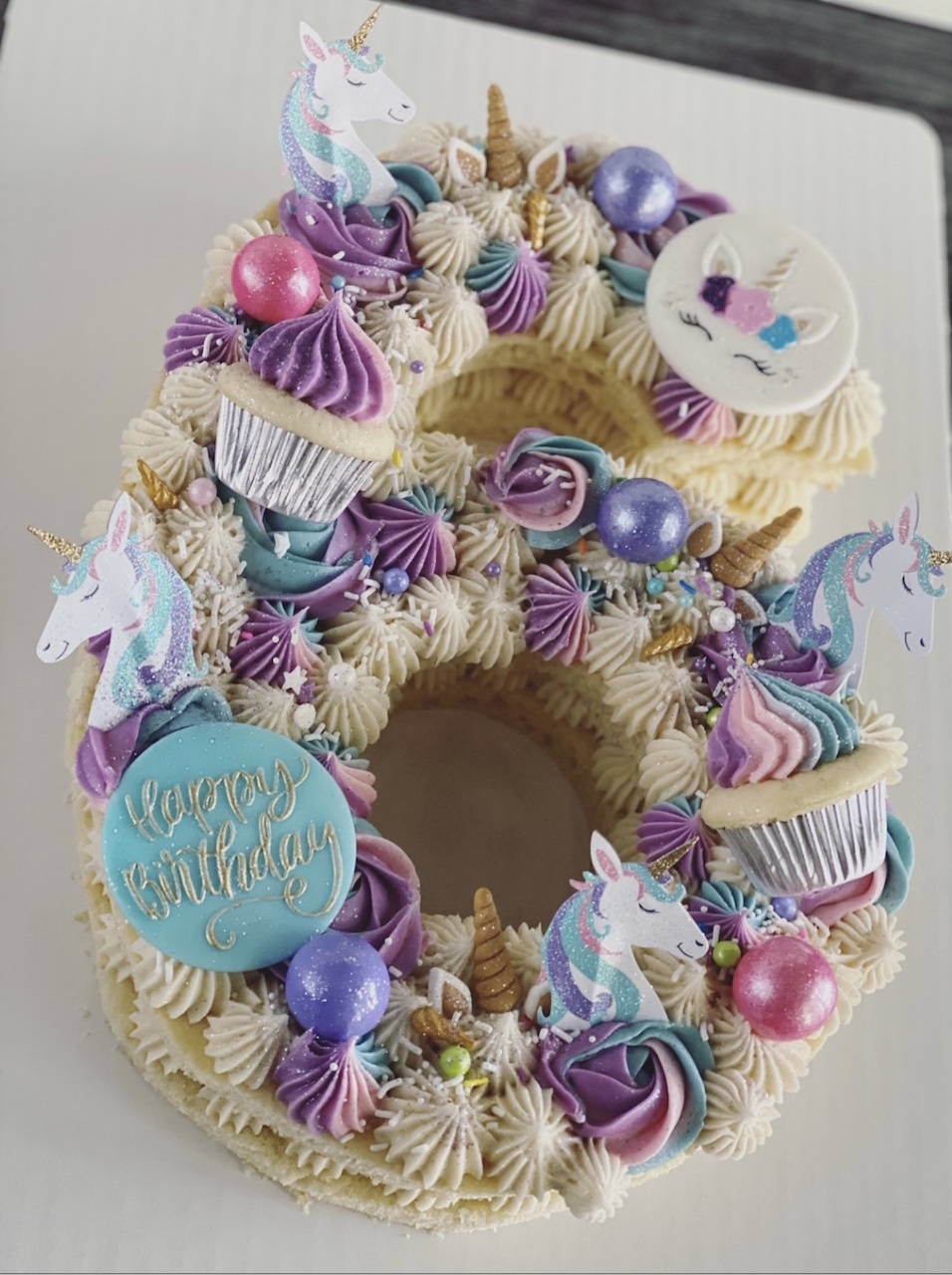 1 Pcs Unicorn Cake Topper Balloons Cake Flags Letter Happy Birthday Cake  Decoration Cupcake Topper For Wedding Table Cake Decor - AliExpress