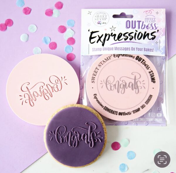 Sweet Stamp OUTboss Fondant Toppers - Image 3